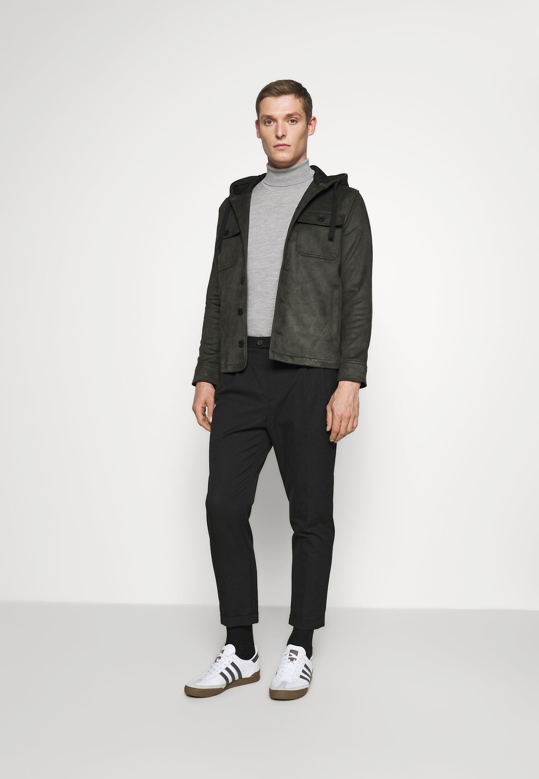 gap faux leather jacket