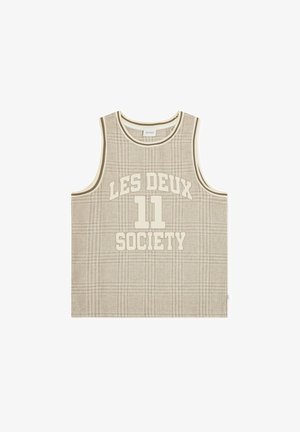 Les Deux, CHECK TANK - Top - light sand