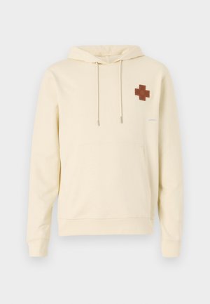 sandro CROSS PATCH HOODIE - Sweatshirt - avoine