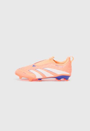 PREDATOR LEAGUE UNISEX - Fodboldstøvler til fast underlag - signal coral/white/beam orange