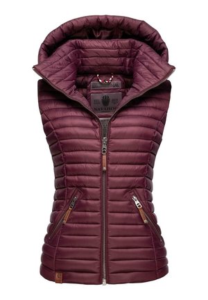 Väst - mottled bordeaux