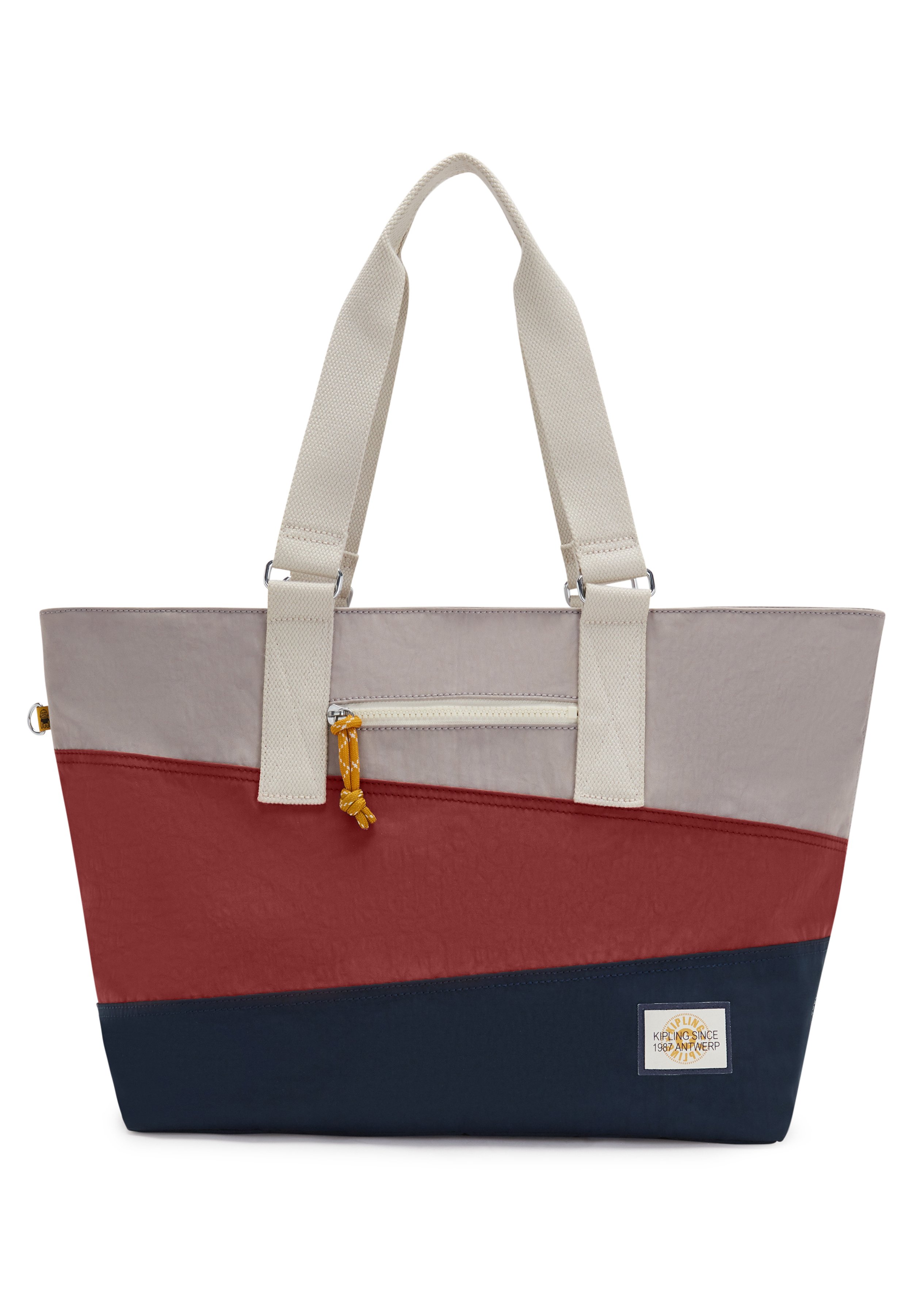 Kipling Bolso shopping - valley carmine block/rojo oscuro - Zalando.es