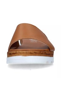 Cinzia Soft CON BANDA EFFETTO LEGNO - Ciabattine con tacco - light brown