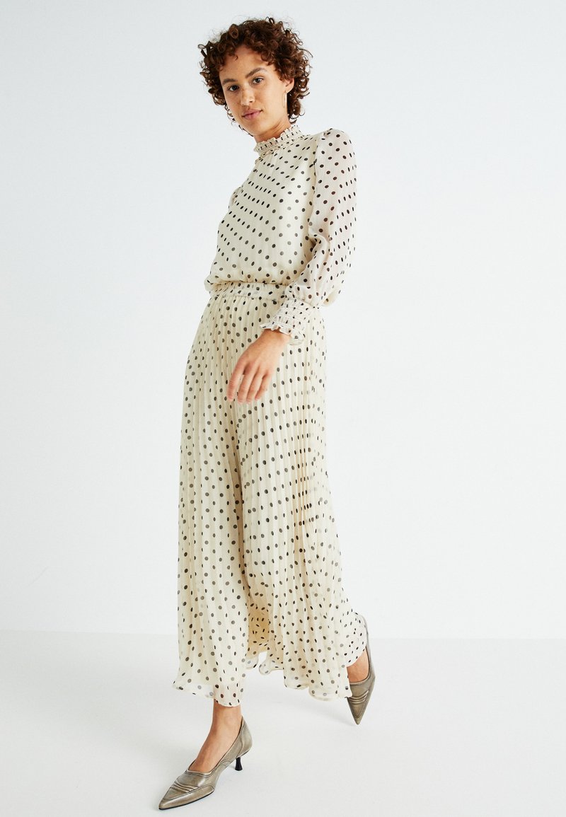 Vero Moda - VMSMILLA - Maxi skirt - birch/black, Enlarge