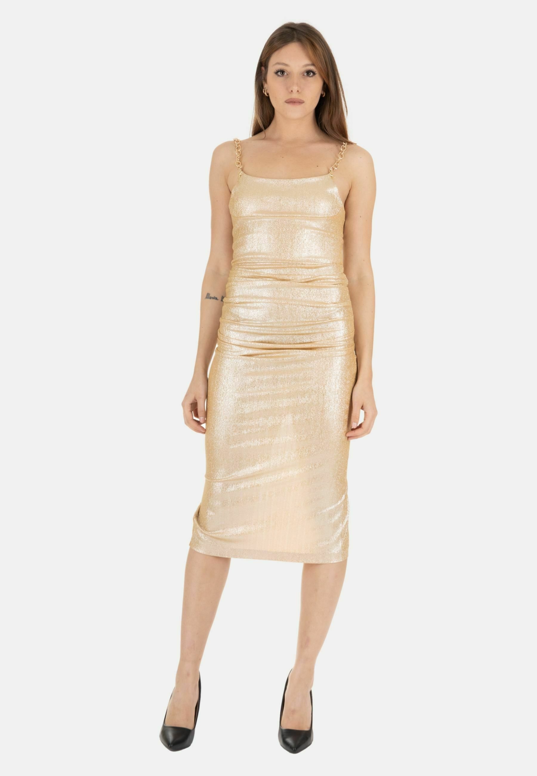 NEVERBETHESAME ABITO - Vestito elegante - oro/dorato - Zalando.it