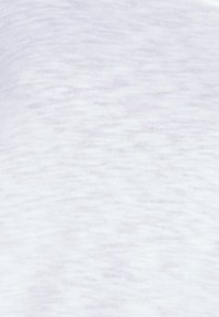 Cotton fabric in a light grey hue with a subtle texture, featuring a soft, slightly heathered appearance. No discernible patterns or accents.