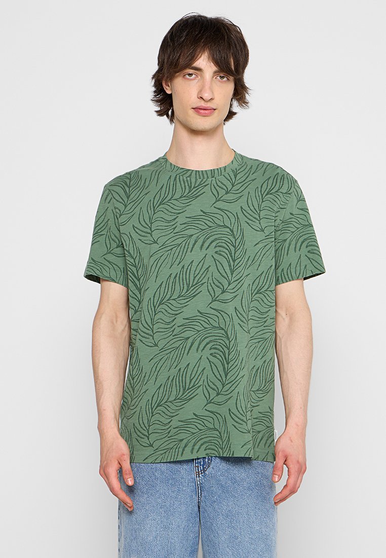 mustang T-shirt print groen mustang T-shirt print groen