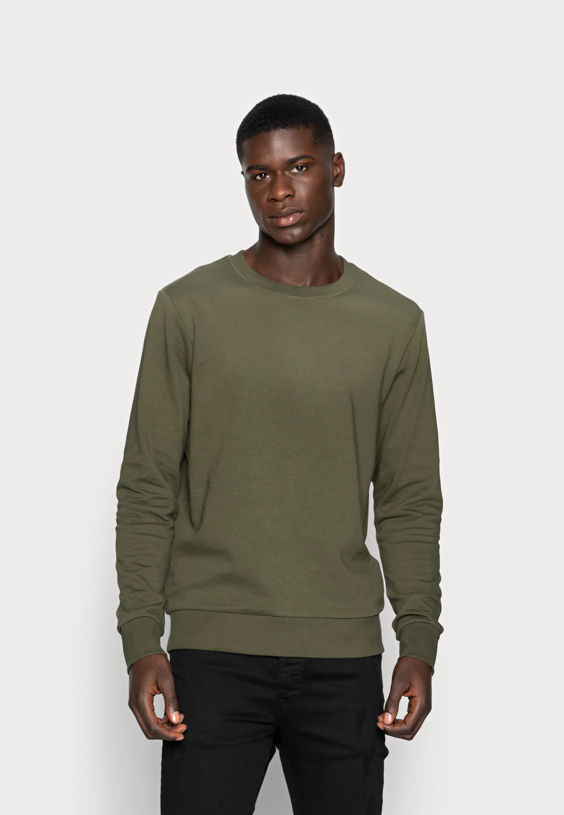 Jack & Jones Sweatshirt olive nightbeige Jack & Jones Sweatshirt olive nightbeige