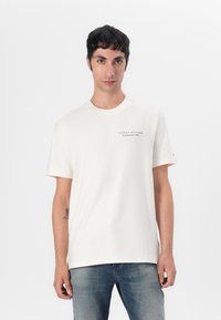 Tommy Hilfiger PHOTO PRINT GRAPHIC TEE - T-shirts med print - ivory petal