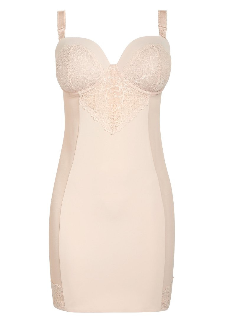 Next - FIRM CONTROL CUPPED LACE SLIP - Figūrą formuojantys apatiniai - nude, Padidinti