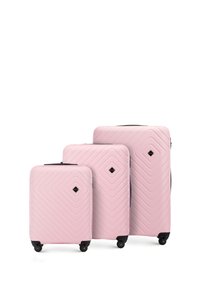 WITTCHEN LUGGAGE SET FROM ABS - Sada zavazadel - light pink