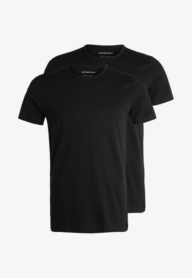 JACBASIC CREW NECK TEE 2 PACK - Maglietta intima - black