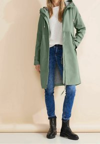 Street One Parkas - mottled dark green