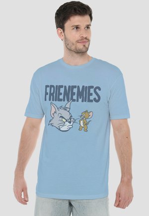 Cotton Soul, TOM AND JERRY THE F IS FOR FRENEMIES - T-Shirt print - light blue