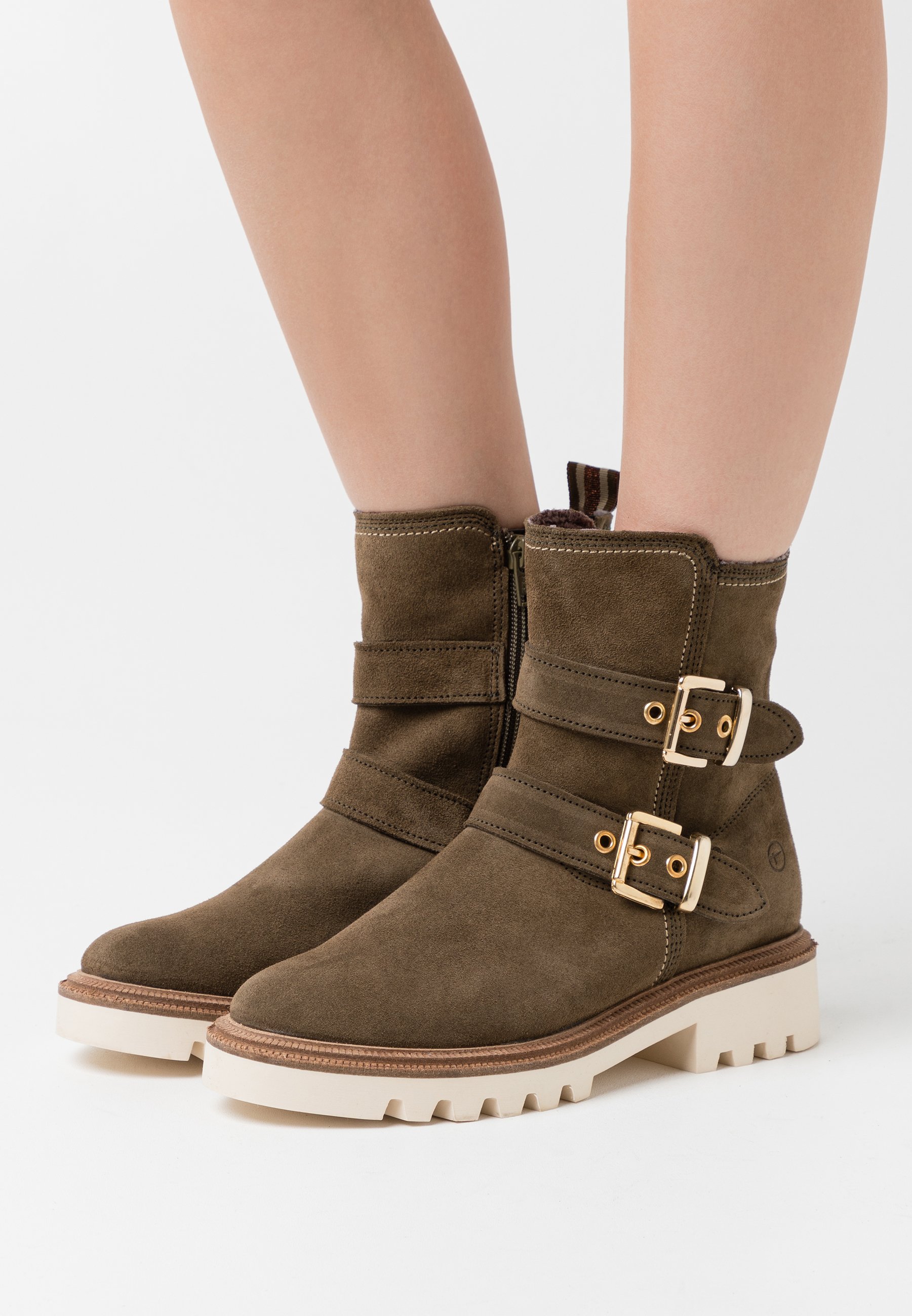 Tamaris BOOTS - Korte laarzen - olive/kaki - Zalando.nl