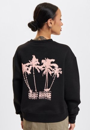 Just Rhyse WAVYPALMS - Sweatshirt - black