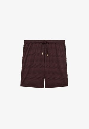 Reiss, REGULAR FIT - ALVO TEXTURED-WAVE DRAWSTRING SHORTS . - Jogginghose - bordeaux
