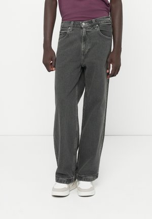 SUPER BAGGY POCKET - Džínsy voľného strihu - grey denim