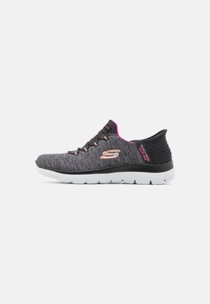 Skechers Sport SUMMITS - Slipper - black mesh