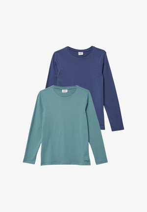 2-PACK - Ilgarankovis viršutinės dalies drabužis - petrol