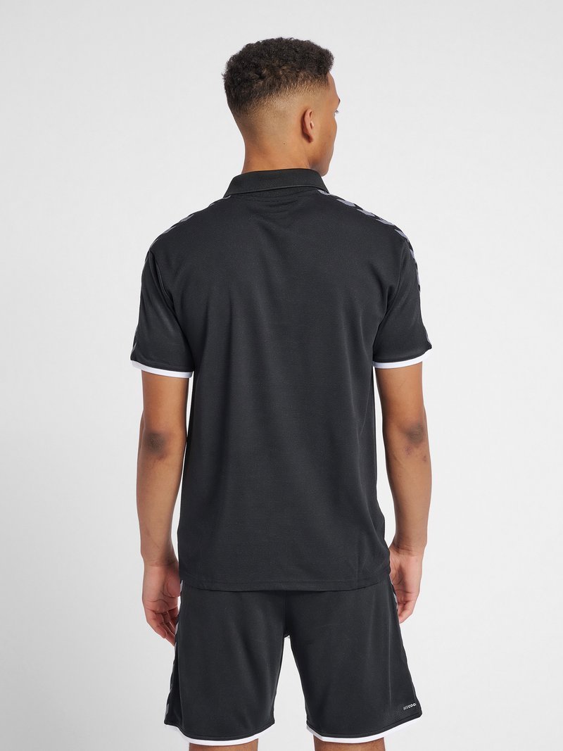 Herren Sportbekleidung | Hummel HMLAUTHENTIC FUNCTIONAL Poloshirt black/white/schwarz - UW28464 Herren Sportbekleidung | Hummel HMLAUTHENTIC FUNCTIONAL Poloshirt black/white/schwarz - UW28464