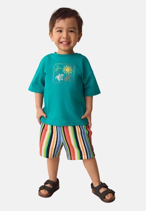 Next, REGULAR FIT - SHORT SLEEVE T-SHIRT AND SHORTS SET  . - Shorts - green beach