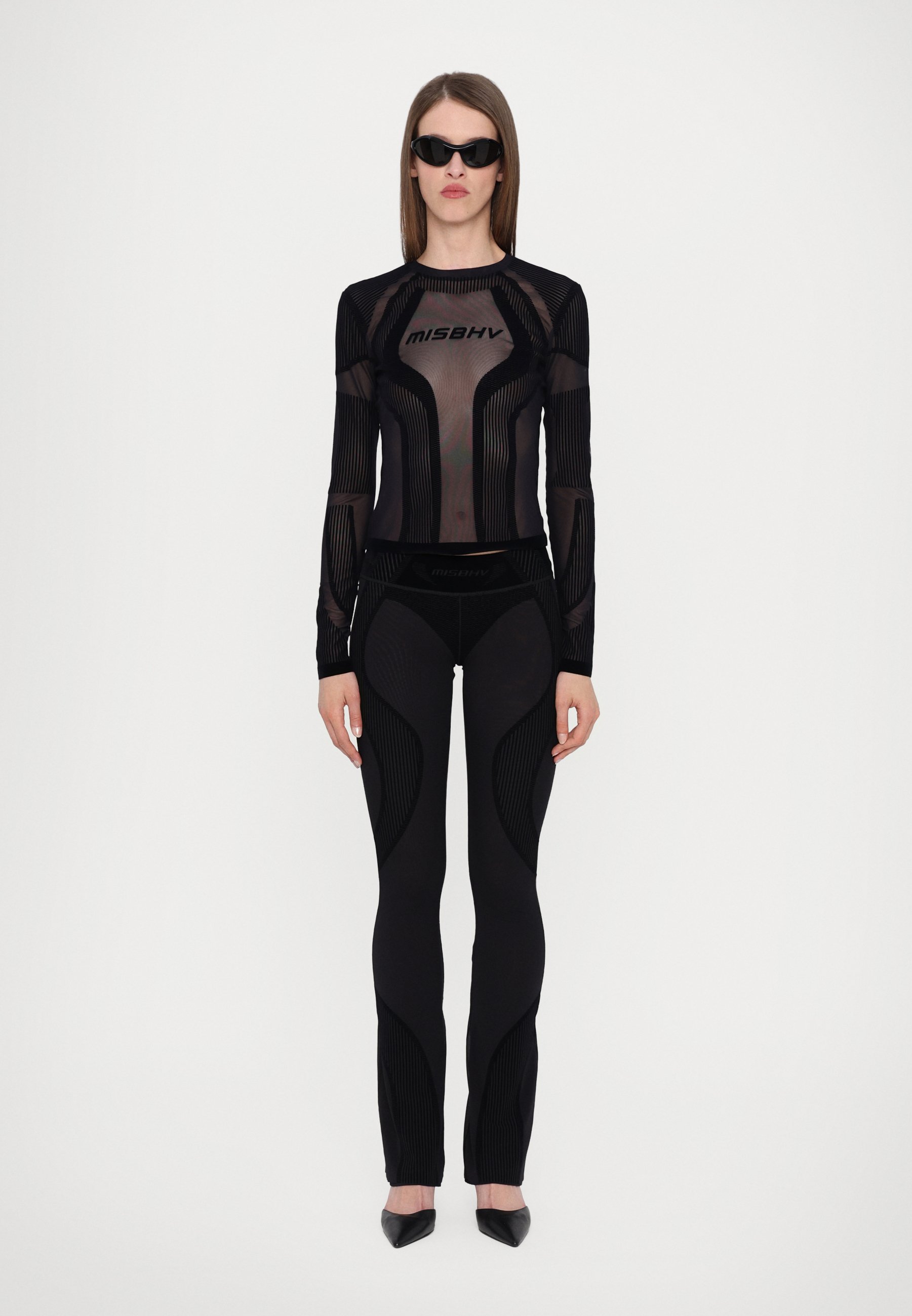 MISBHV SPORTS 長袖 MISBHV FLOCK SPORT LONG SLEEVE - Long sleeved top - black - Zalando
