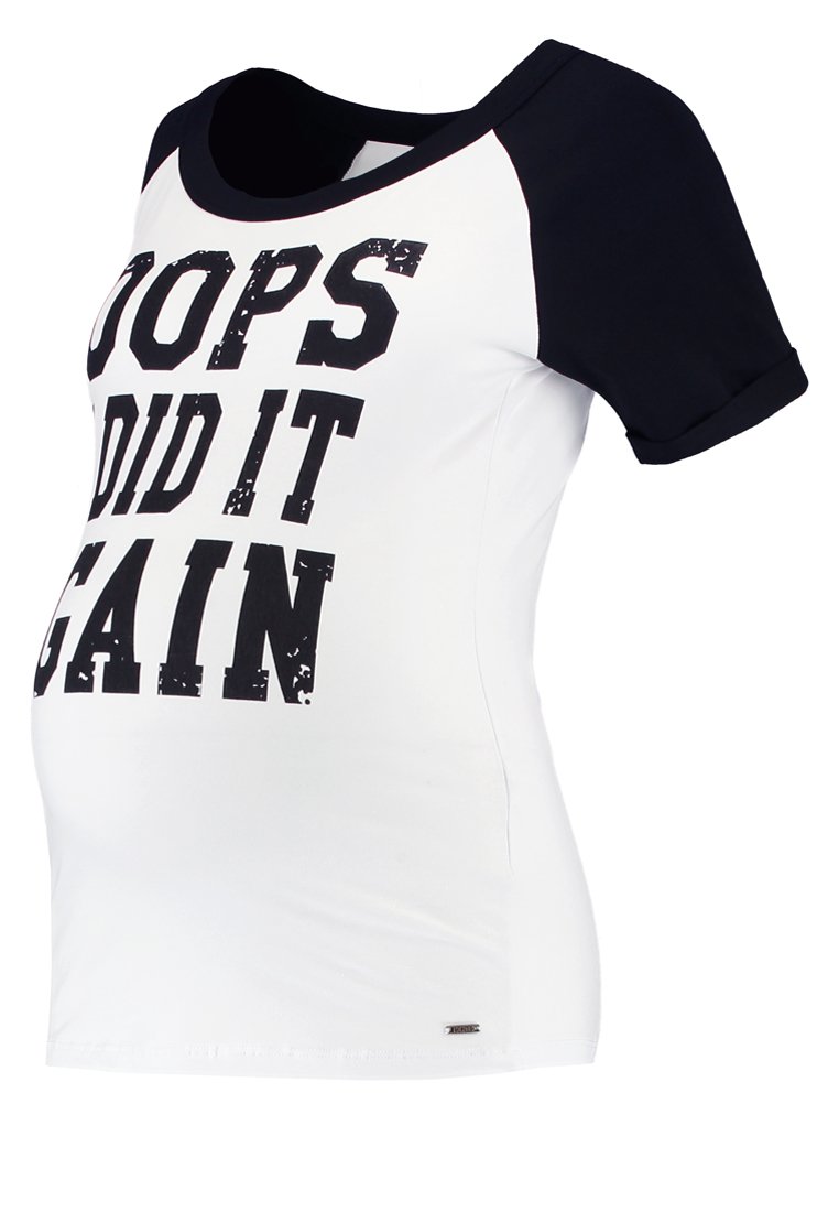 love2wait T-shirt print wit