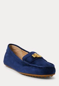 Lauren Ralph Lauren BARNSBURY SUEDE LOAFER - Mokasīni - refined navy