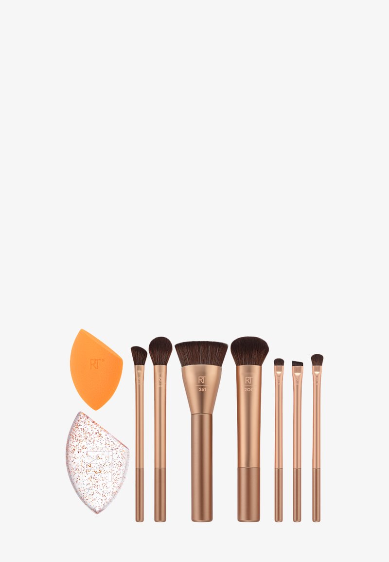 Real Techniques WRAPPED IN GLOW BRUSH + SPONGE SET - Make-up Brush Set