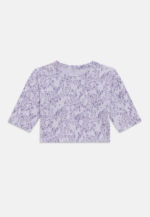Mini Rodini MINI LEOPARD UNISEX - Nyomott mintás póló - purple