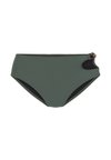 HIGHWAIST CUT-OUT - Spodní díl bikin - olive