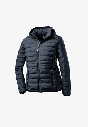 MIT ABZIPPBARER KAPUZE - Light jacket - dunkelnavy