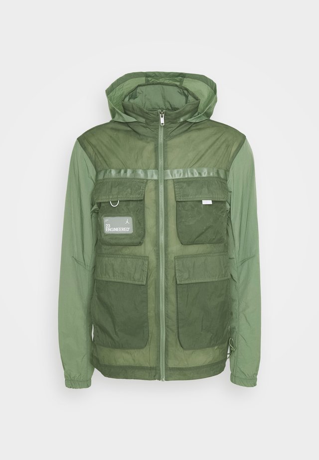 Veste coupe-vent - spiral sage/white