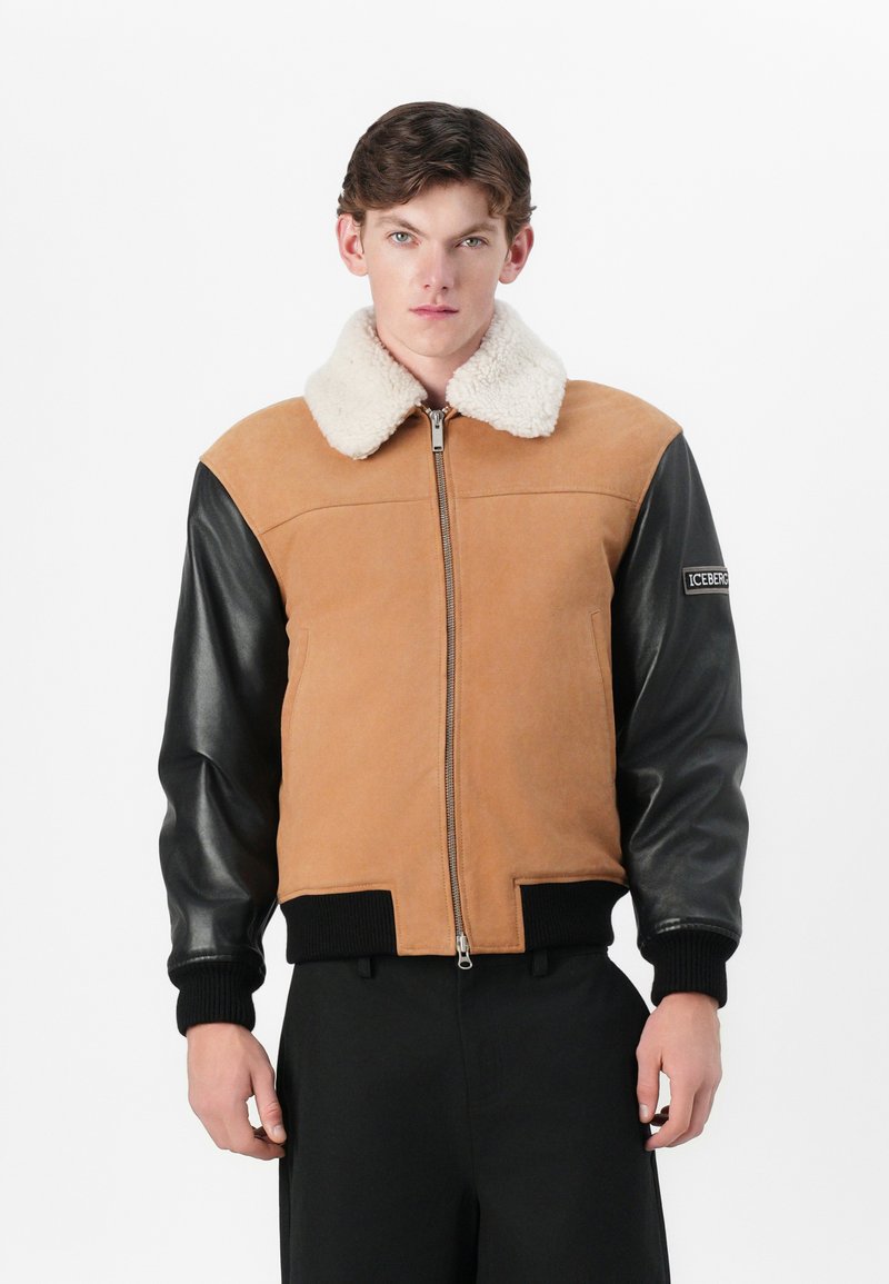 Iceberg Leren jas beige Iceberg Leren jas beige