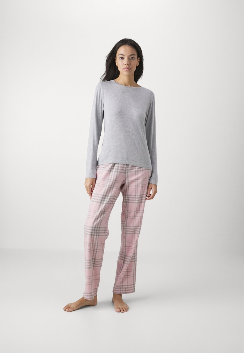 Anna Field Komplet pižame - pink/grey