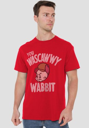 Cotton Soul, LOONEY TUNES THE WASCALLY WABBIT - Print T-shirt - red