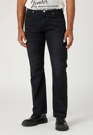Stoffhose - black