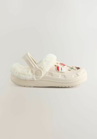 Next REGULAR FIT - Hjemmesko - white christmas badge faux fur lined