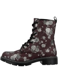 Dockers by Gerli Lace-up ankle boots - bordeaux-grey