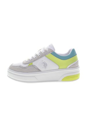 ASUKA - Sneakers - white green lime light green
