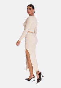 Elara SET - Gonna lunga - beige