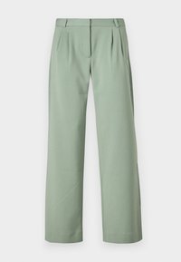 A&F Sloane Low Rise Tailored Wide Leg Pant - Trousers - green