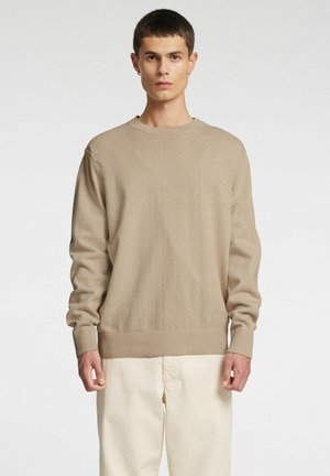 PULLOVER REGULAR FIT - Strikkegenser - beige