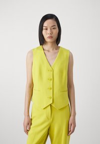 DKNY BUTTON WELT POCKET VEST - Liemenė - citrine