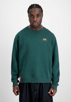 Alpha Industries BASIC SMALL LOGO - Sweatshirt - force green