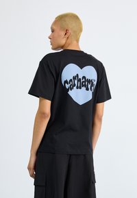 Carhartt WIP - AMOUR - Print T-shirt - black/misty sky Thumbnail Image 1