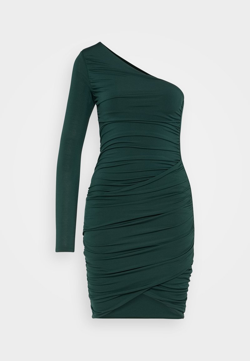 WAL G. EVIE ASYMMETRIC MINI - Jersey dress - forest green/dark green - Zalando.ie WAL G. EVIE ASYMMETRIC MINI - Jersey dress - forest green/dark green - Zalando.ie
