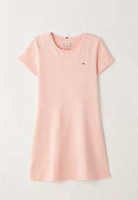 Tommy Hilfiger ESSENTIAL SKATER DRESS - Vestido ligero - coral ice