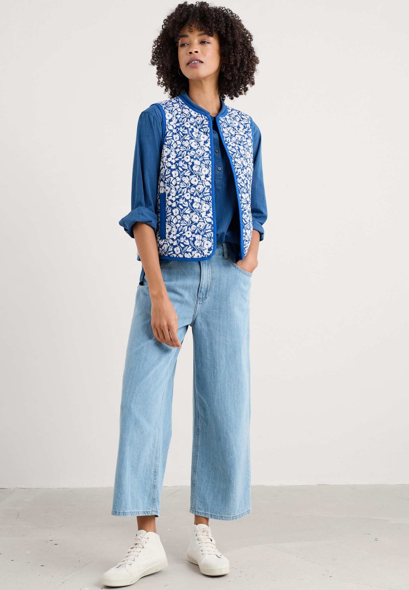 Seasalt Cornwall SAMSON HILL - Liivi - blue zennor blooms ink